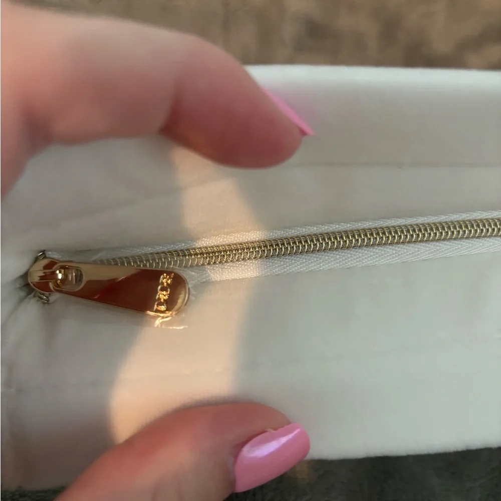 Dior Trousse velvet White Pouch - Picture 3 of 6